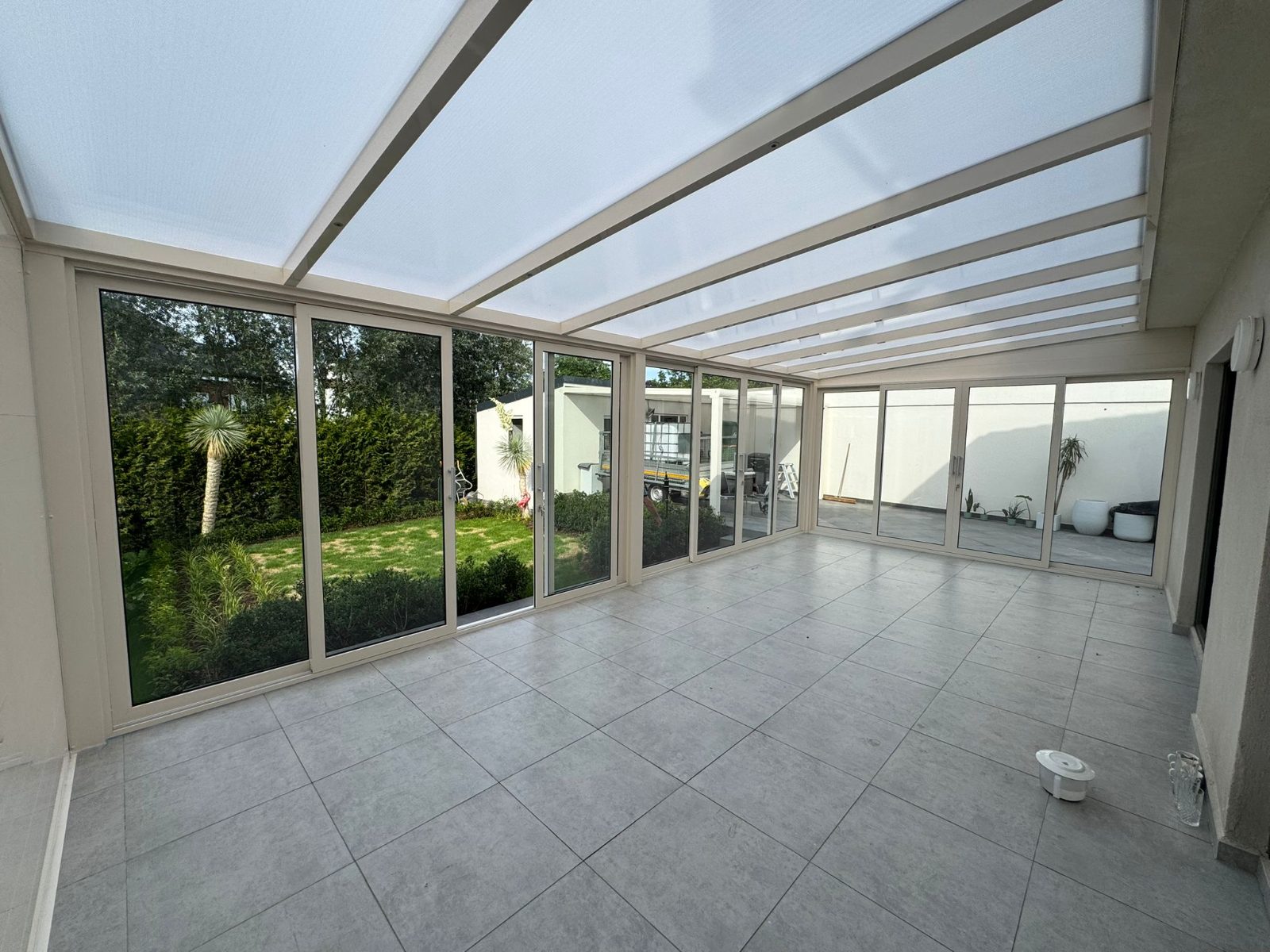 Interieur van een leefveranda